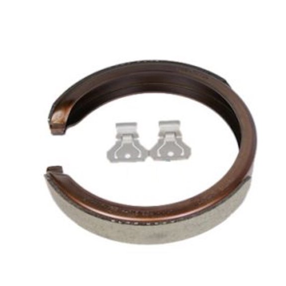 KarParts360 For GMC Sierra 1500 1999-2007 Parking Brake Shoe Lining Set | 0.15 Inches / 3.8 Millimeters Friction Material Thickness | Organic