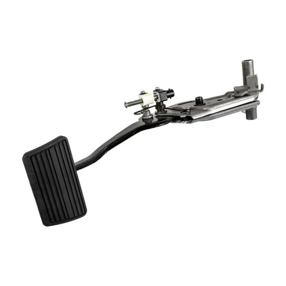 KarParts360 For GMC Sierra 1500 2014 15 16 17 2018 Brake Pedal | Rubber Pedal Face | 18.89 Inches / 479.93 Millimeters Thickness | Removable Face | Steel Linkage | Linkage Attached | For