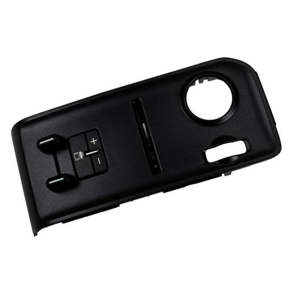 KarParts360 For GMC Sierra 1500 2015 2016 2017 2018 Trailer Brake Control Assembly | ABS Plastic | Smooth | Black Carbon Housing