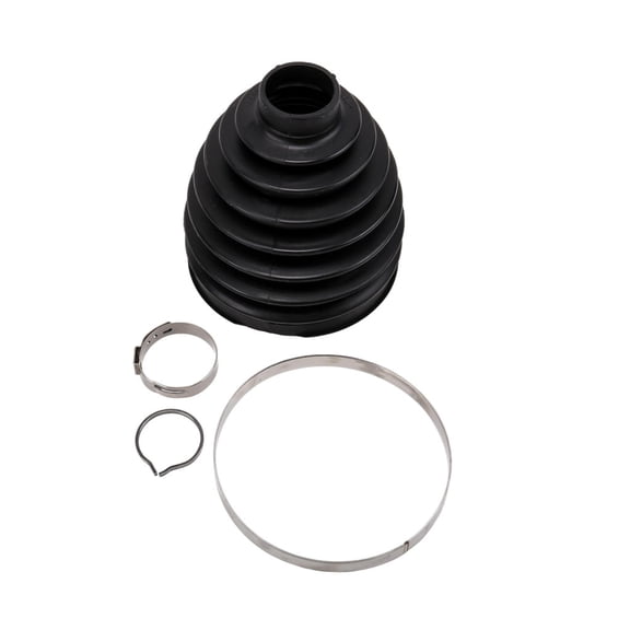 Genuine AC Delco For GMC Sierra 2500 HD 2010-2019 Wheel Half-Shaft Constant Velocity Boot Kit | Front | Rubber | 1.38 Inches Shaft End Inside Diameter | Solid | Black