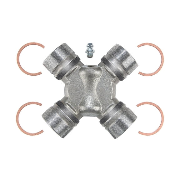 KarParts360 For GMC Sonoma 1991-2004 U-Joint | On Bearing Cap Lock Ring | Steel | Round Grooved | 1.13 Inches Bearing Cap Axis 1 and 2 Diameter | 2.55 Inches Length Axis 1 and 2 | For 19470445