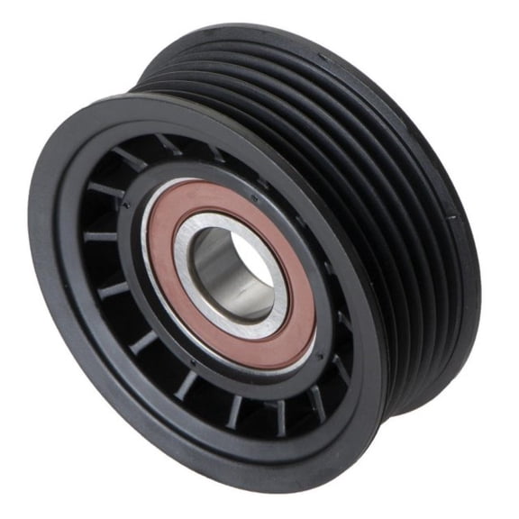 KarParts360 For GMC Yukon 2000 Drive Belt Idler Pulley | Plastic | 6 Groove | 0.67 inches Inside Diameter | 2.75 inches Outside Diameter