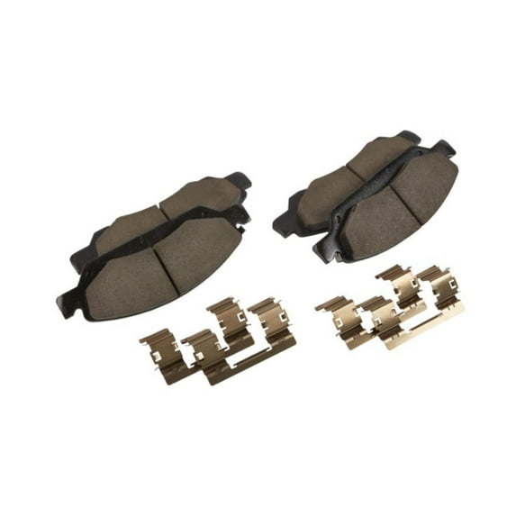 KarParts360 For GMC Yukon XL 2015 2016 2017 2018 2019 2020 Disc Brake Pads Front | Friction Material Thickness Outer Pad: 0.472 Inches / 11.99 Millimeter | Slotted | Medium Dust Rating | 84320501