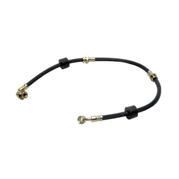 KarParts360 For Geo Tracker 1990-1997 Brake Hose Driver Side | Front | Black | Corrosion Resistant Steel | Gold Classification | 30.125 inches Axis 1 Length | With Gasket/Seal | For 19173594