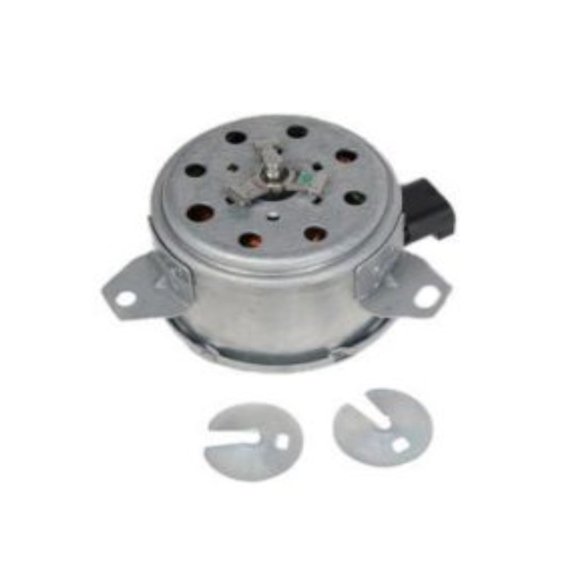 KarParts360 For Hummer H2 2008 2009 Engine Cooling Fan Motor Passenger Side | Steel | Natural | Multi Piece | Male Terminal | 2 Pieces Bolt Hole