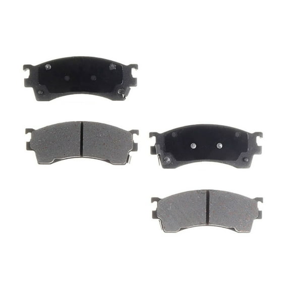 KarParts360 For Hyundai Elantra 2007 2008 2009 2010 Disc Brake Pads Rear | Silver Series | Ceramic Friction Material | Bonded Attachment Method