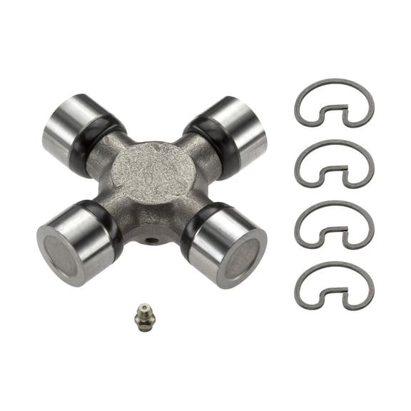 Genuine AC Delco For Isuzu NPR 1992-2002 U-Joint | End Of Cap Lock Ring | Steel | Plain Round | 1.19 Inches Bearing Cap Axis 1 & 2 Diameter | 4.18 Inches Length Axis 1 & 2