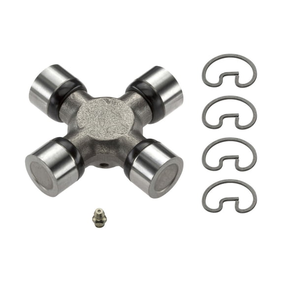 Genuine AC Delco For Isuzu NPR-HD 1999 00 01 02 2003 U-Joint | End Of Cap Lock Ring | Steel | Plain Round | 1.19 Inches Bearing Cap Axis 1 & 2 Diameter | 4.18 Inches Length Axis 1 & 2 | For 19470448