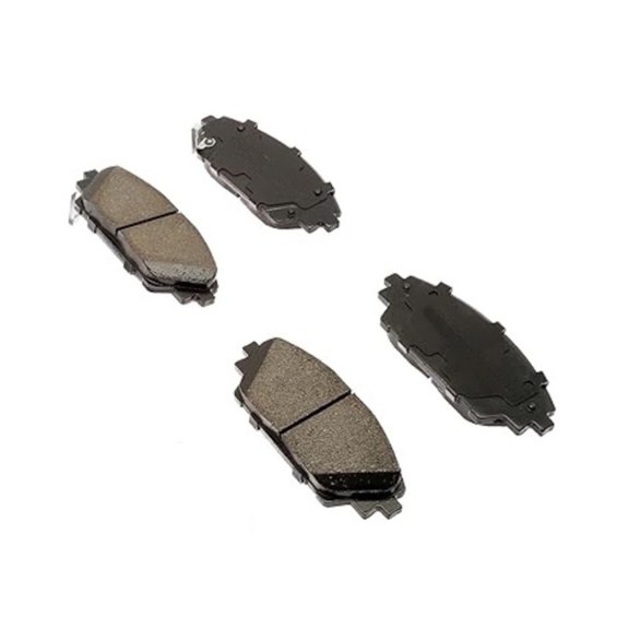 KarParts360 For Mazda CX-3 2016-2022 Disc Brake Pads | Front | Ceramic Friction | Low Dust Rating | With Mechanical Wear Sensor | With Shims | With Clips | With Slot