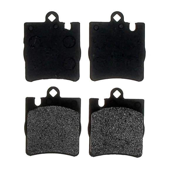 KarParts360 For Mercedes-Benz CLK320 2000 01 02 03 04 2005 Disc Brake Pads Rear | High Dust Rating | Wear Sensor Option Included | Shims Option Included | Bonded Attachment Method | 19357238
