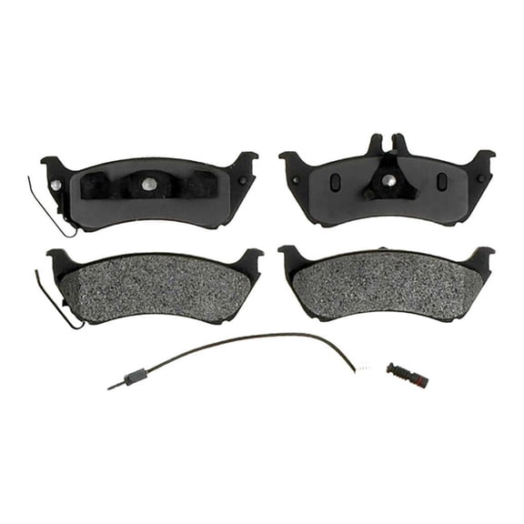 KarParts360 For Mercedes-Benz ML320 1998 99 00 01 02 2003 Disc Brake Pads Rear | Semi-Metallic | High Dust | Bonded Attachment | With Shims Option