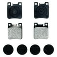 thumbnail image 1 of KarParts360 For Mercedes-Benz SL320 1994 1995 1996 1997 Disc Brake Pads Rear | High Dust Rating | Excluded Wear Sensor Option | Shims Option Included | Bonded Method Attachment | 18039345, 1 of 4