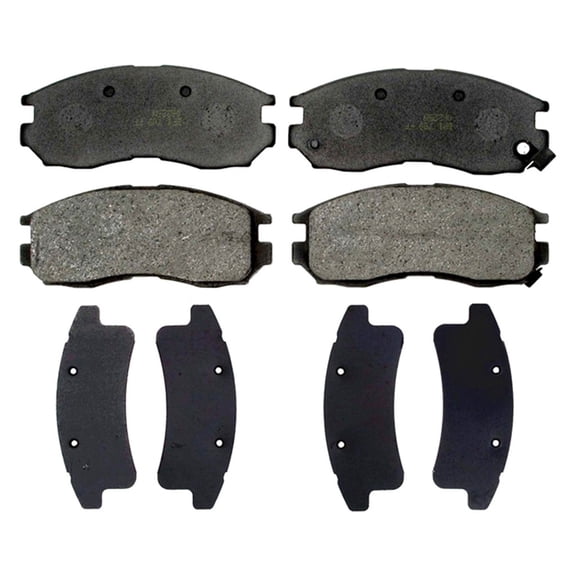 KarParts360 For Mitsubishi Eclipse 1990 91 92 93 1994 Disc Brake Pads Front | Organic | Medium Dust Rating | Bonded Method | With Wear Sensor Option | With Shims Option