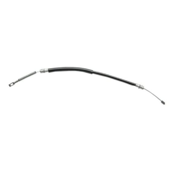 KarParts360 For Oldsmobile Achieva 1996 Parking Brake Cable Rear | Steel | Black | Eyelet End 2 | Fixed Wire Stop End 1 | With Mounting Bracket