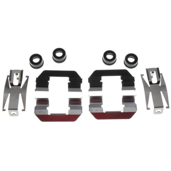 KarParts360 For Oldsmobile Cutlass 1997 1998 1999 Disc Brake Caliper Hardware Kit Front | Steel | Regular Brake Service | With Clips and Bushings