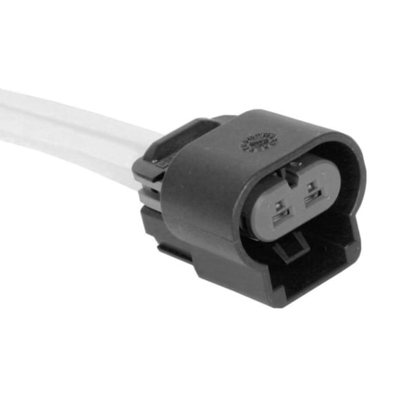 KarParts360 For Oldsmobile Intrigue 2000 2001 2002 Multi-Purpose Pigtail | Black With Wire Harness | Female Terminal | Oval Shape | 2 Terminal | Blade Pin Terminal Type