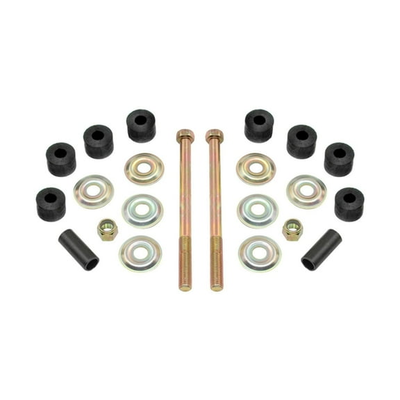 KarParts360 For Plymouth Colt 1990 1991 Suspension Stabilizer Bar Link | Front | Rubber Bushing | Black | Threaded Open End 1 Type | 1.3 Inches Sleeve Length | Bolt Head End 2 | For 19464367