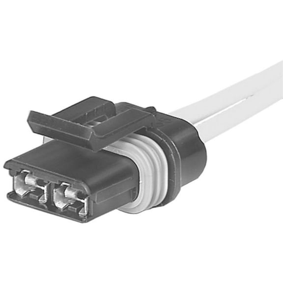 KarParts360 For Pontiac Firebird 1992 1993 1994 1995 Multi-Purpose Pigtail | Black | Rectangular Shape | 2 Terminals | Male Female Terminal | Male Female Gender