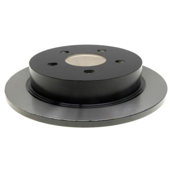 KarParts360 For Pontiac Grand Prix 1997-2003 Disc Brake Rotor Rear | Cast Iron | Solid | Full Cast Construction | Ground Disc | Smooth Surface | Turned Hat | 5 Mounting Bolt Hole | For 19175048