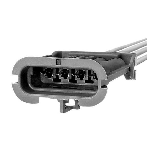 KarParts360 For Pontiac Montana 2000 2001 Connectors | Gray | Oval-Shaped | 4 Male Terminal | 4 Wire | Body Wiring Harness Type
