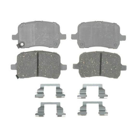 KarParts360 For Pontiac Pursuit 2006 Disc Brake Pad Set | Front | Ceramic | With Pad Wear Sensor | Bonded Friction Material Bonding Type | Silver Classification