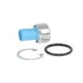 thumbnail image 1 of KarParts360 For Pontiac Sunbird 1990 1991 Pressure Switch | Steel | Plastic Housing | Light Blue Connector | 2 Terminal | Male Terminal | Female Connector | Circular Connector Shape | For 89019183, 1 of 2