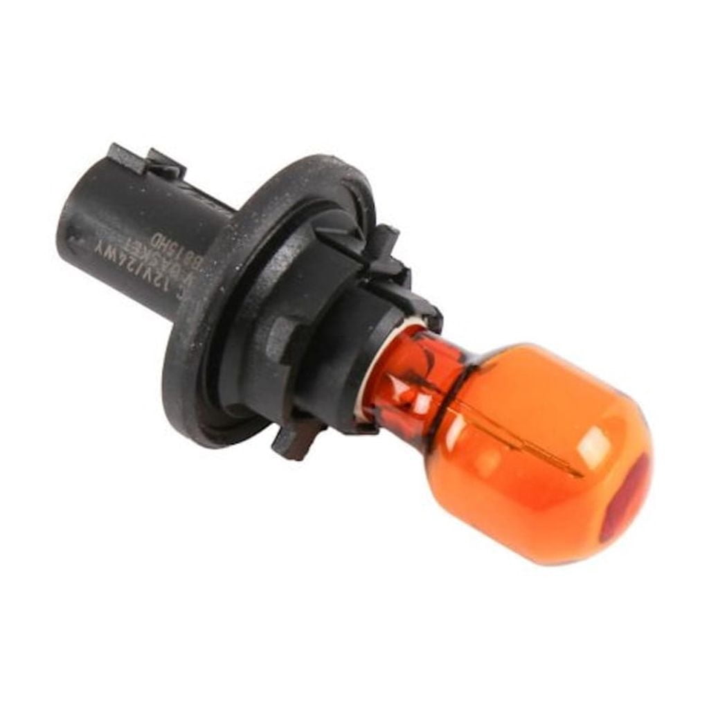 KarParts360 For Saturn Outlook 2007 2008 2009 2010 Multi-Purpose Light Bulb | Amber | Incandescent | 0.35 inches / 9 millimeters Diameter | 12 DC Voltage | 24 Wattage | 1 Filament