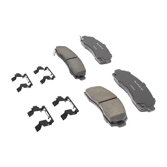 KarParts360 For Saturn Vue 2002 2003 2004 2005 2006 2007 Disc Brake Pads Front | Low Dust Rating | With Mechanical Wear Sensor Option | Shims Option Included | Clips Option Included | 19428077