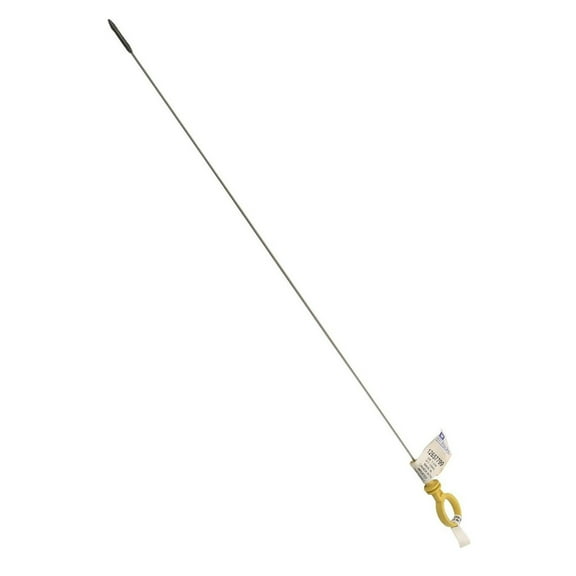KarParts360 For Saturn Vue 2008 2009 2010 Engine Oil Dipstick | Braided Stainless Steel | Yellow Handle | Excluded Tube | Excluded Mounting Bracket | Plastic Handle