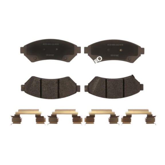 KarParts360 For VPG MV-1 2011 2012 Disc Brake Pads Front | Friction Material Thickness Inner Pad: 6.6 Millimeter | Silver Series