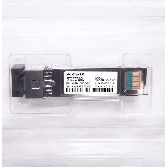 Genuine ARISTA SFP-10G-LR ~ NEW ~ 10GBASE-LR XVR-10003-20