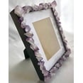 thumbnail image 1 of Genuine Amethyst Point Crystal Mineral Picture Frame - A Grade - for 5" x 7" or 4" x 6" Photo, 1 of 2