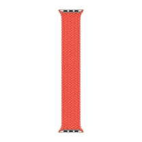 Open Box Genuine Apple Watch Band Braided Solo Loop 44mm series 5 Electric Orange Size 12