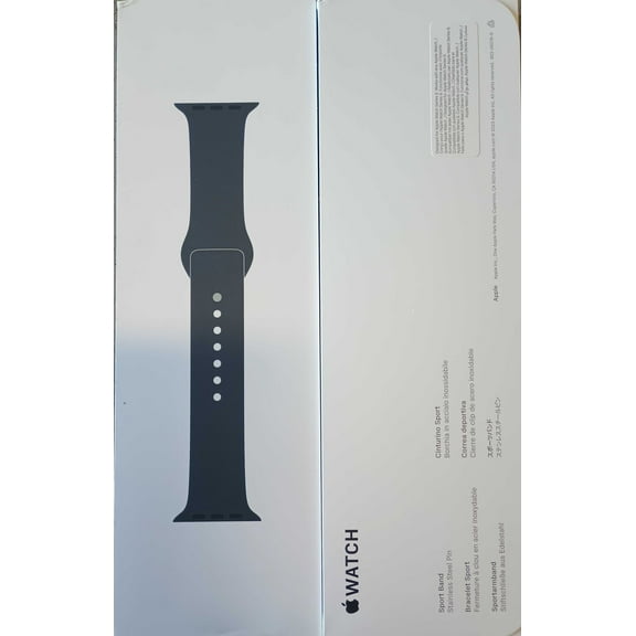 Genuine Apple Watch Sport Band(45mm | S/M) for Apple Watch Series 9 - Midnight