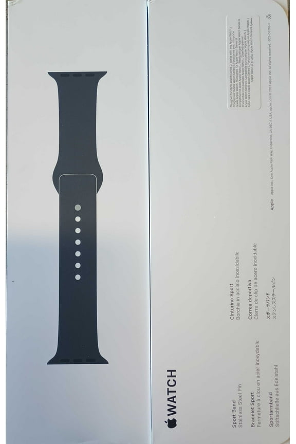 Genuine Apple Watch Sport Band(45mm | S/M) for Apple Watch Series 9 - Midnight