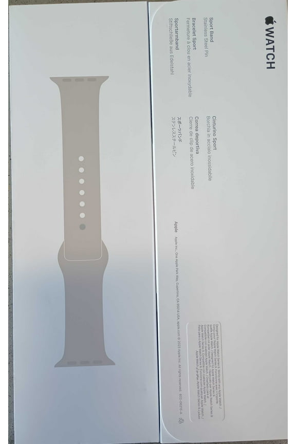 Genuine Apple Watch Sport Band(45mm | S/M) for Apple Watch Series 9 - Starlight