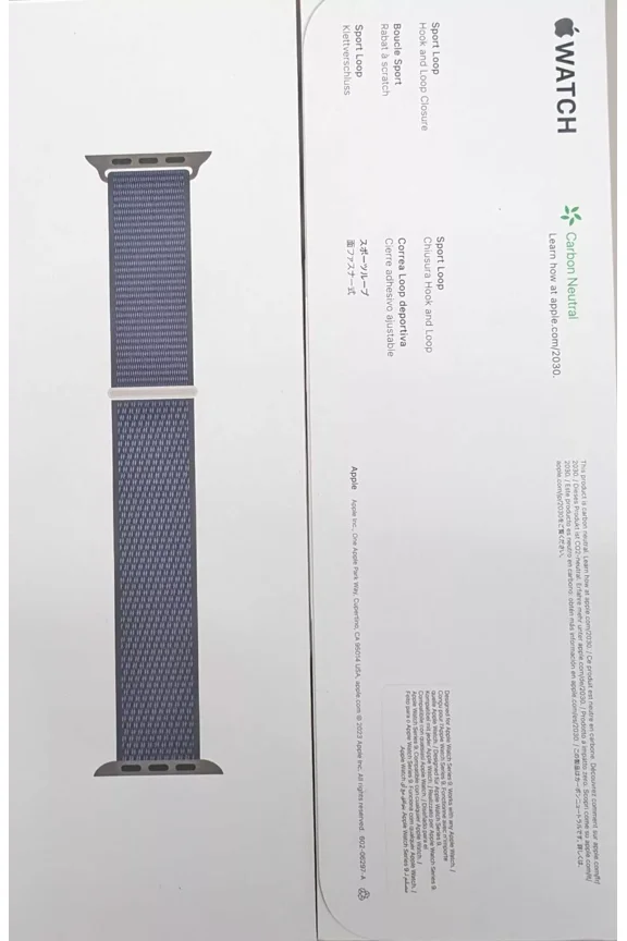 Genuine Apple Watch Sport Loop (45mm ) for Apple Watch Series 9 - Midnight