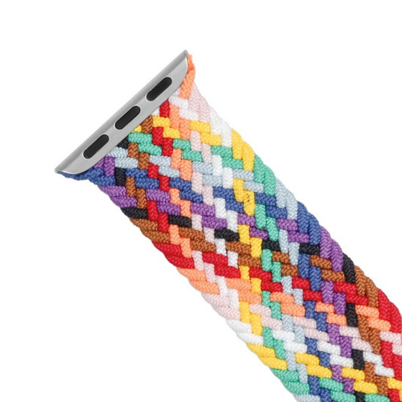 Open Box Genuine Apple Watch Band Braided Solo Loop 38mm 40mm 41mm Pride Edition Size 1