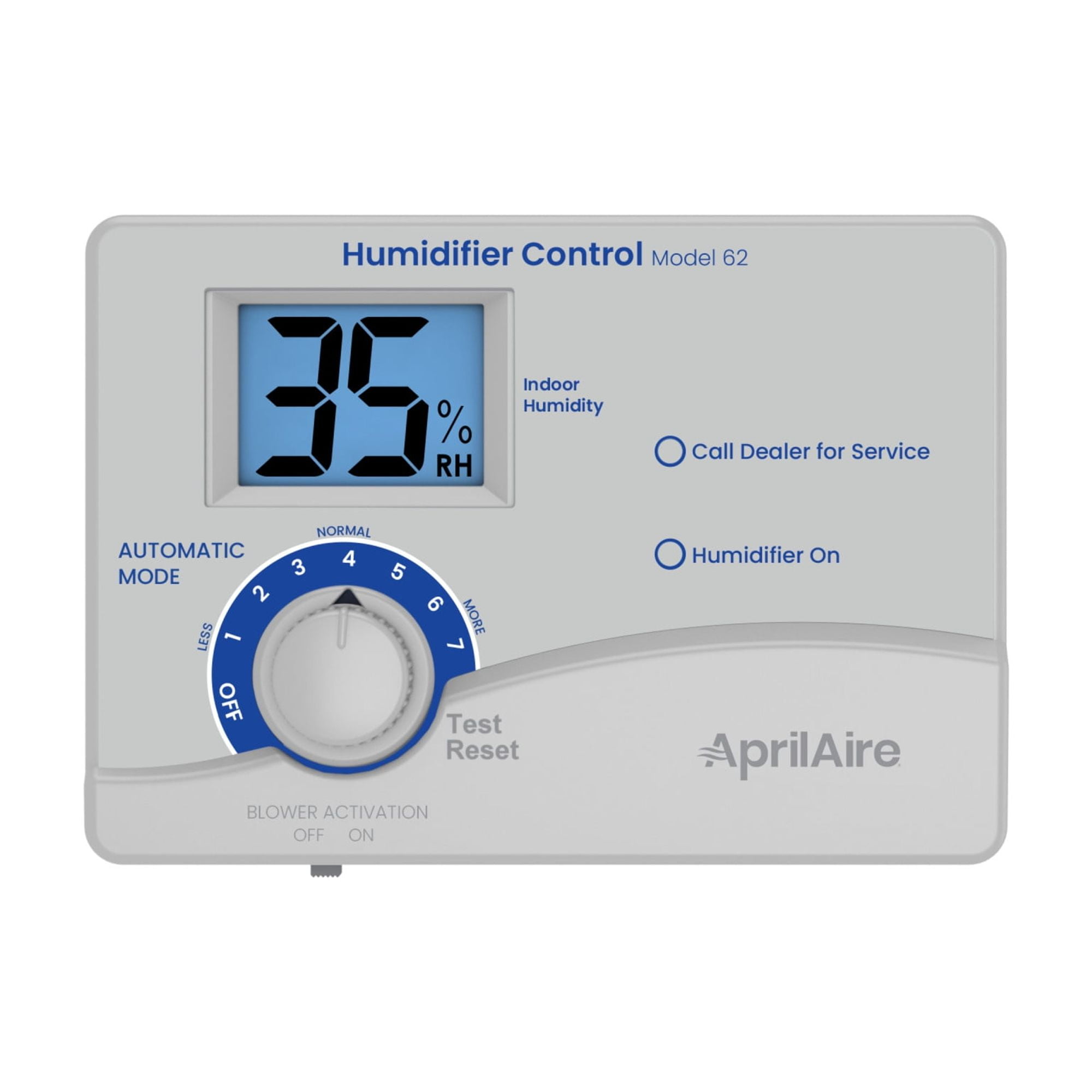 Genuine Aprilaire Model 62 Digital Humidistat Control