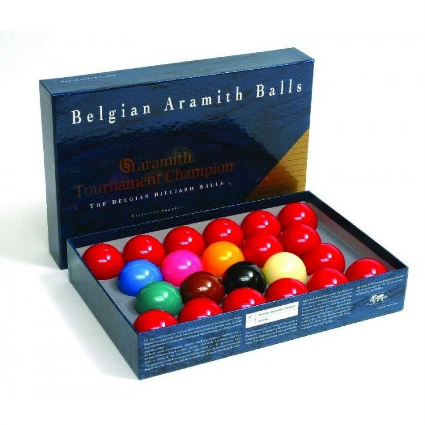 Aramith Tournament Champion Snooker Ball Set with 15 Reds
