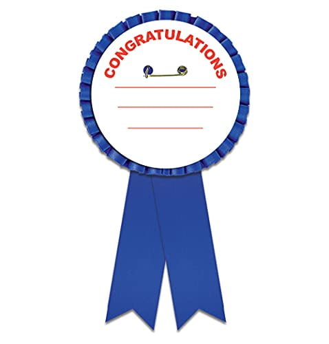 Genuine Award Ribbon Rosette Set - 1st 2nd 3rd and Honorable Mention by ...