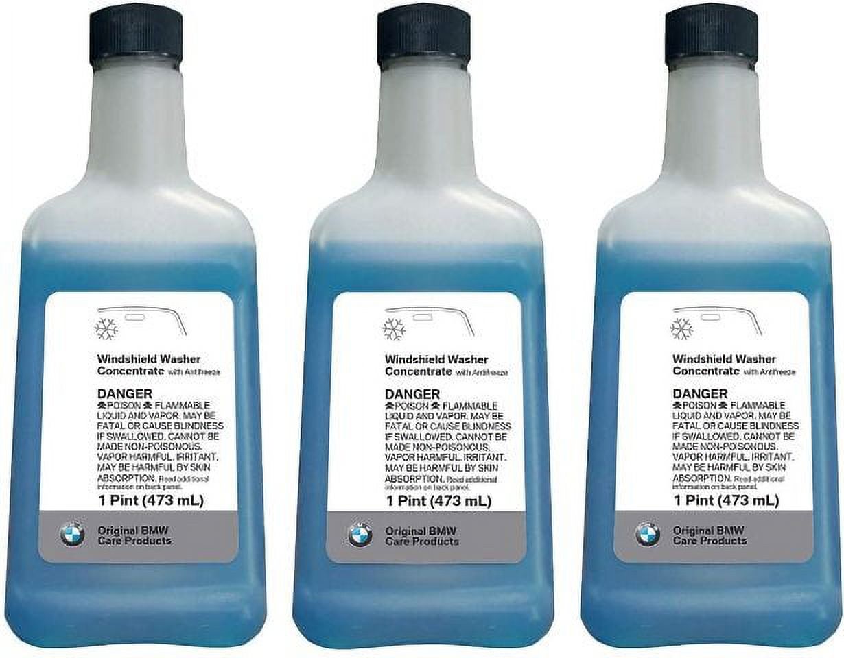 Genuine BMW Windshield Washer Fluid Concentrate 16oz. Set of 3 OE  83192221702