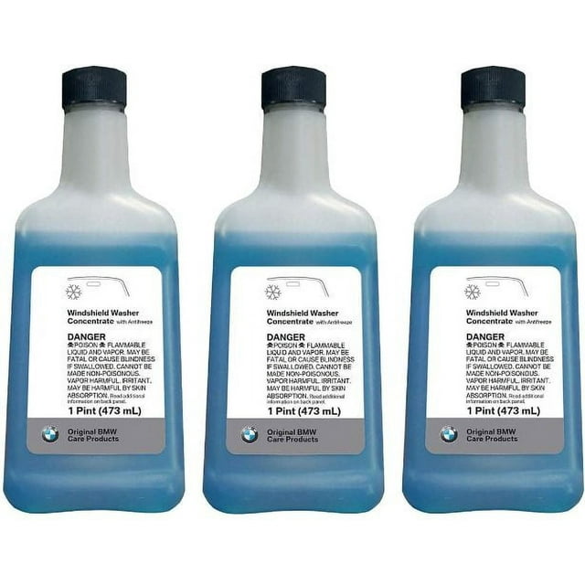 Genuine BMW Windshield Washer Fluid Concentrate 16oz. Set of 3 OE