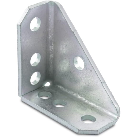 Genuine Bilot P2484-EG 7 Hole 90 Degree Gusseted Angle Connector Bracket for All 1-5/8