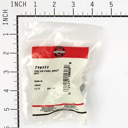 Genuine Briggs & Stratton 716111 Fuel Shut Off Valve OEM