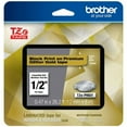 thumbnail image 1 of Genuine Brother 1/2" (12mm) Black on Glitter Gold TZe P-touch Tape for Brother PT-2600, PT2600 Label Maker, 1 of 1