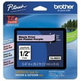 thumbnail image 1 of Genuine Brother 1/2" (12mm) Black on Pastel Purple TZe P-touch Tape for Brother PT-MQF310, PT2110 Label Maker, 1 of 1