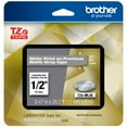 thumbnail image 1 of Genuine Brother 1/2" (12mm) White on Matte Gray TZe P-touch Tape for Brother PT-9200PC, PT9200PC Label Maker, 1 of 1