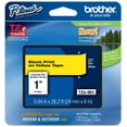 thumbnail image 1 of Genuine Brother 1" (24mm) Black on Yellow TZe P-touch Tape for Brother PT-7500, PT7500 Label Maker, 1 of 1