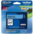thumbnail image 1 of Genuine Brother 3/4" (18mm) Black on Blue TZe P-touch Tape for Brother PT-1800, PT1800 Label Maker, 1 of 1